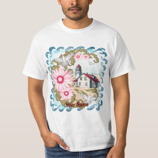 T-shirt Phare de Pink Daisy (Devant)