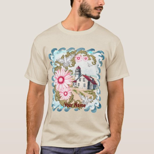 T-shirt Phare de Pink Daisy (Devant)
