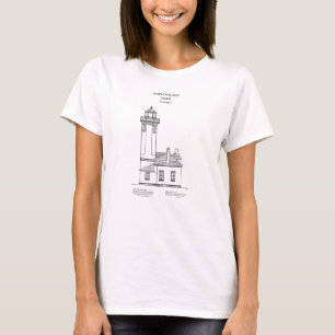 T-shirt Phare de Point Wilson - Washington - SBD