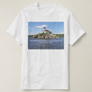 T-shirt Phare de Pomham Rocks, Chemise Rhode Island