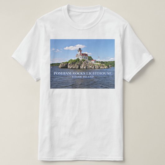 T-shirt Phare de Pomham Rocks, Chemise Rhode Island (Design devant)