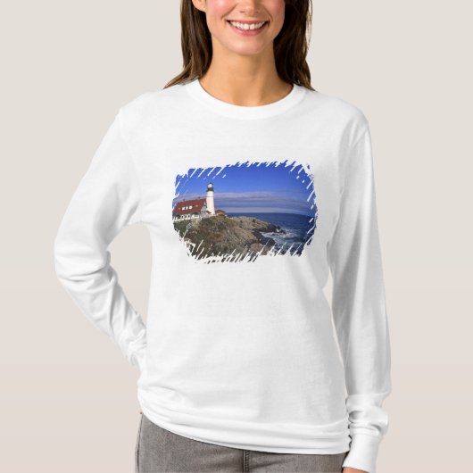 T-shirt Phare de Portland Head Maine (Devant)