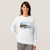 T-shirt Phare de "protubérance" de Neddick de cap au Maine (Devant entier)