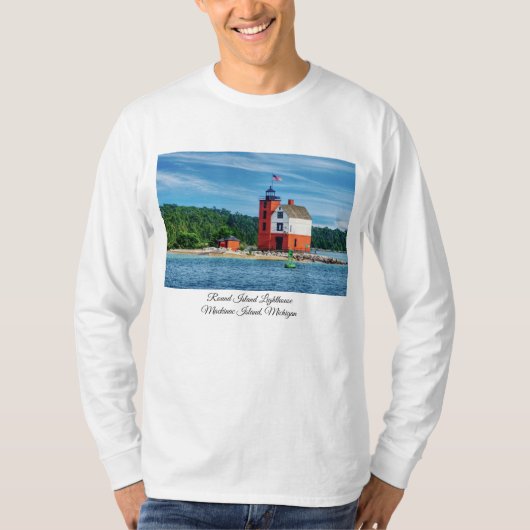 T-shirt Phare de Round Island (Devant)
