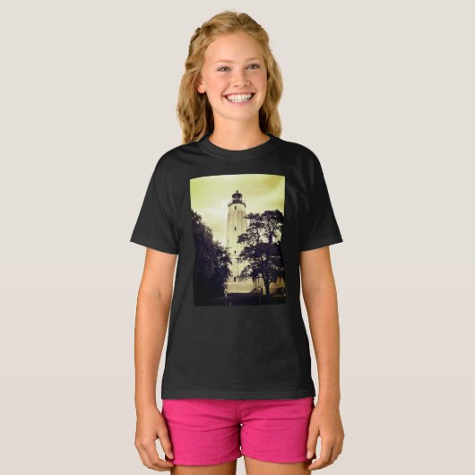 T-shirt Phare de Sandy Hook (Devant entier)
