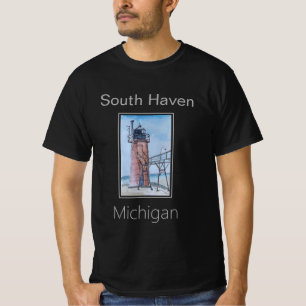 T-shirt Phare de South Haven, Michigan