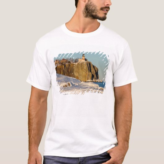 T-shirt Phare de Split Rock Lighthouse State Park sur le l (Devant)