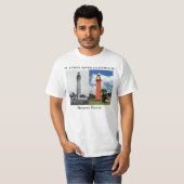 T-shirt Phare de St John's River, Mayport Floride (Devant entier)