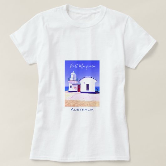 T-shirt Phare de Tacking Point Port Macquarie Australie (Design devant)