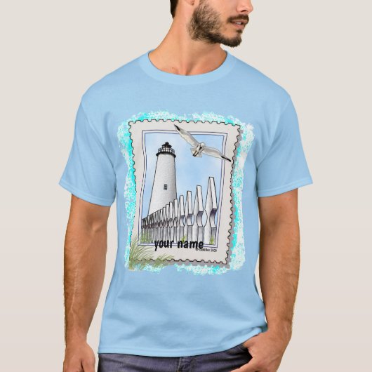 T-shirt Phare d'Ocracoke (Devant)