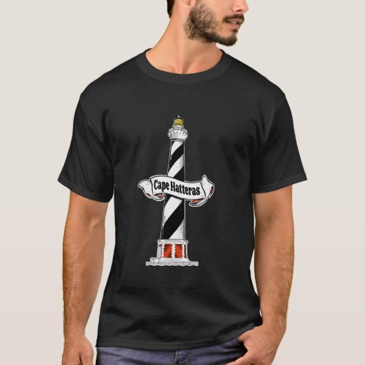 T-shirt Phare du cap Hatteras (Devant)