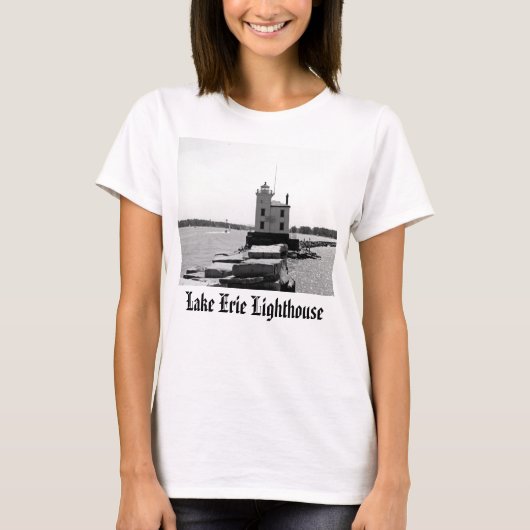 T-shirt Phare du lac Érié (Devant)