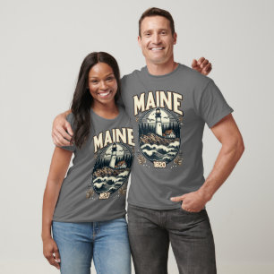 T-shirt Phare du Maine vintage