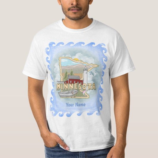 T-shirt Phare du Minnesota (Devant)