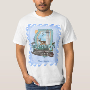 T-shirt phare du Mississippi
