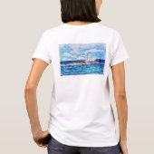T-shirt Phare en bleu (Dos)