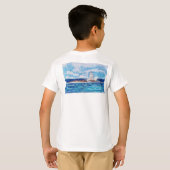 T-shirt Phare en bleu (Dos entier)