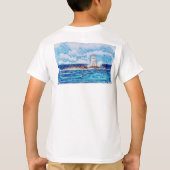 T-shirt Phare en bleu (Dos)