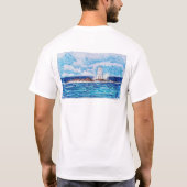 T-shirt Phare en bleu (Dos)