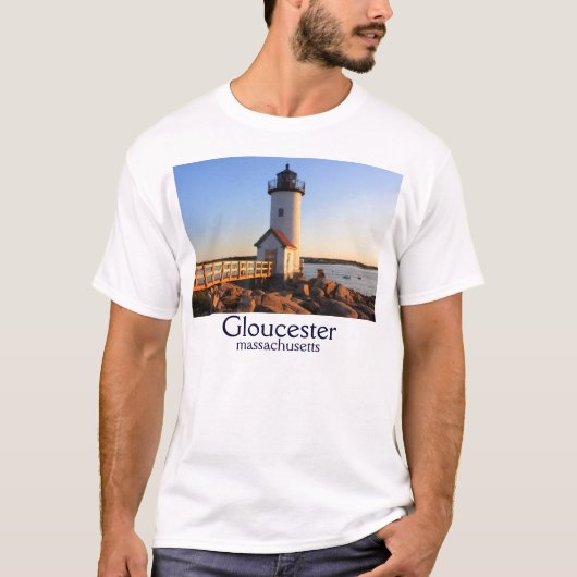T-shirt Phare Gloucester d'Annisquam (Devant)