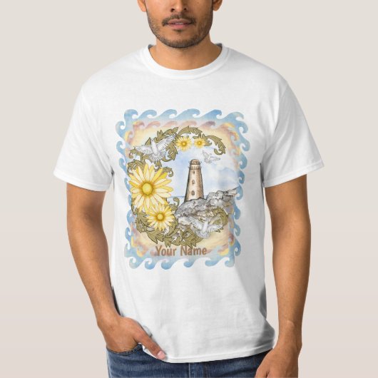 T-shirt Phare Jaune Daisy (Devant)