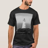 Phare minimaliste noir blanc