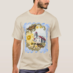 T-shirt phare papillon