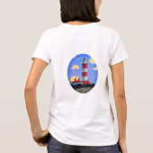 T-shirt Phare Pastel et champs de lavande (Dos)