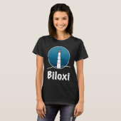 T-shirt Phare Plage Biloxi (Devant entier)