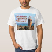 T-shirt Phare principal gai, Martha's Vineyard mA (Devant)