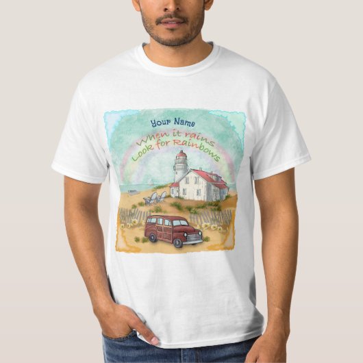 T-shirt Phare Rainbow Beach (Devant)