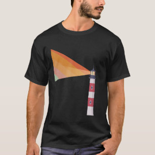 T-shirt Phare Rainbow Pop Culture Surf Skate Rétro