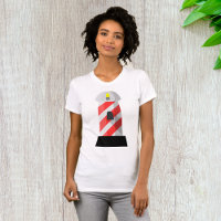 Phare rayé rouge et blanc