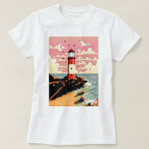 T-shirt Phare vintage