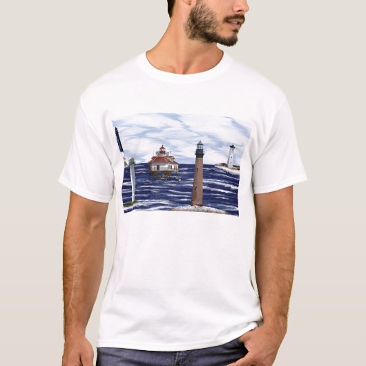 T-shirt Phares de Côte du Golfe (Devant)