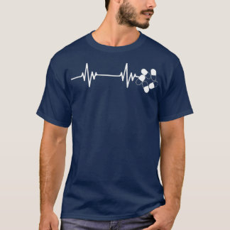 T-shirt Pharmacie Heartbeat pharmaciens Magicien