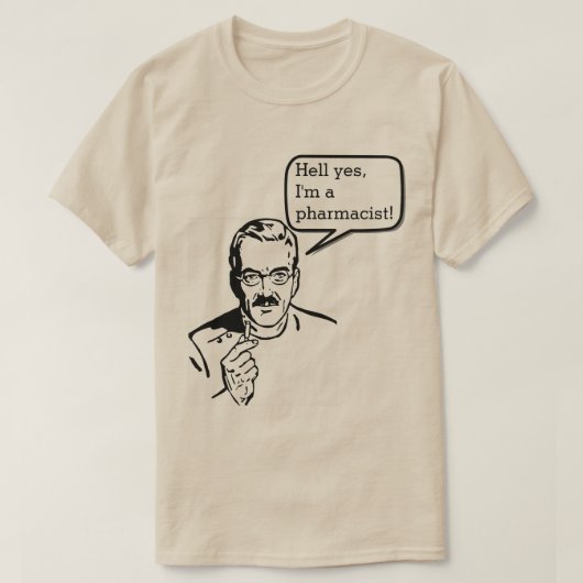 T-shirt Pharmacien (Design devant)