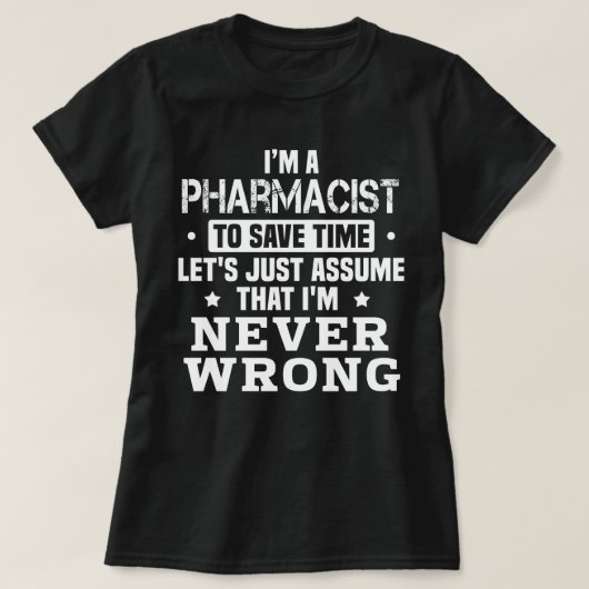T-shirt Pharmacien (Design devant)