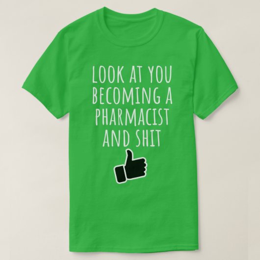 T-shirt pharmacien 2 11 (Design devant)