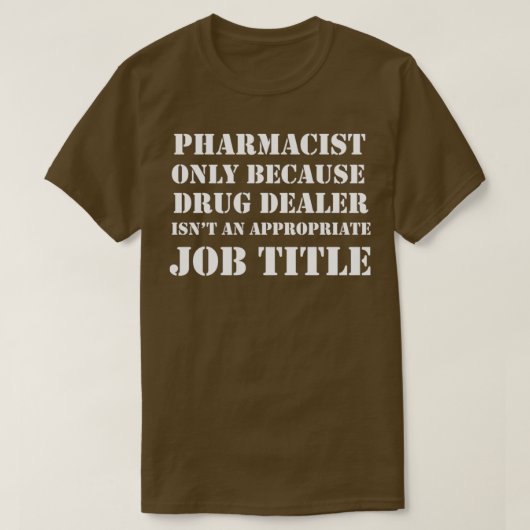 T-shirt pharmacien 5 1 (Design devant)