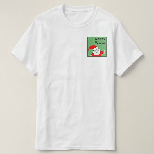 T-shirt Pharmacien Noël (Design devant)