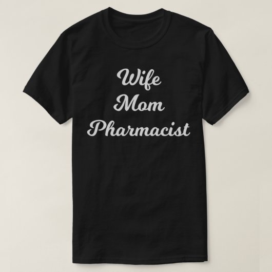 T-shirt Pharmacienne mère (Design devant)