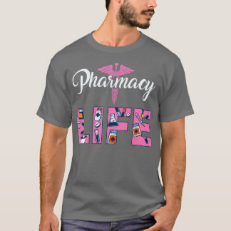 T-shirt Pharmaciens Cadeau Imprimer Pharmacie Technologie 