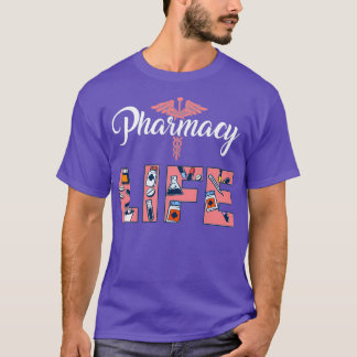 T-shirt Pharmaciens Femmes Pharmacistes Produit cadeau Pha