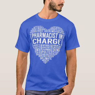 T-shirt Pharmaciste en charge Coeur
