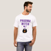 T-shirt Pharmaciste Halloween Pharmacie Tech Pharma Witch (Devant entier)
