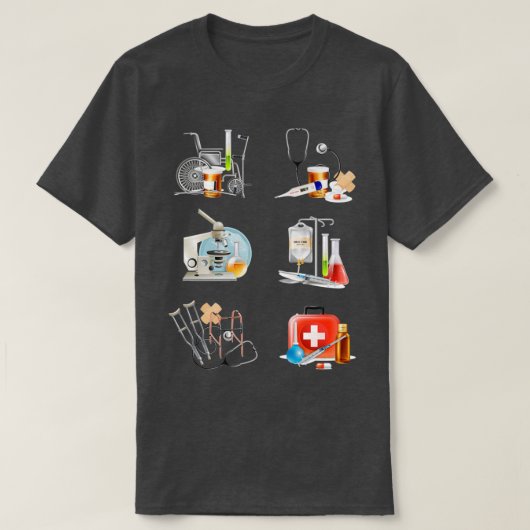 T-shirt Pharmacology Heart Pack 3 (Design devant)