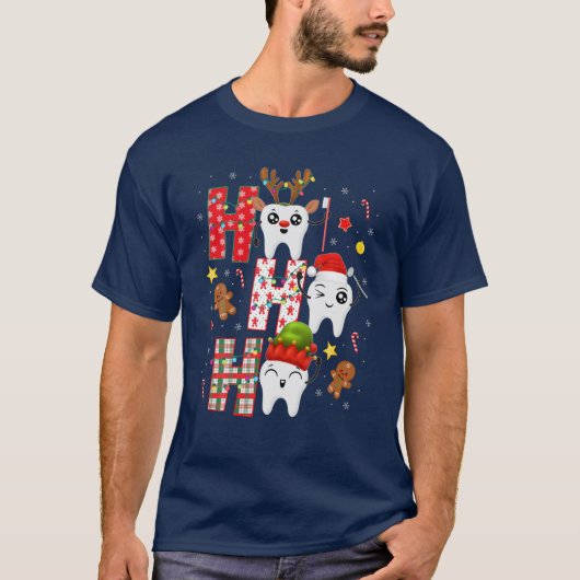 T-shirt Pharmacy Crew Matching Christmas Pills Santa Elf R (Devant)