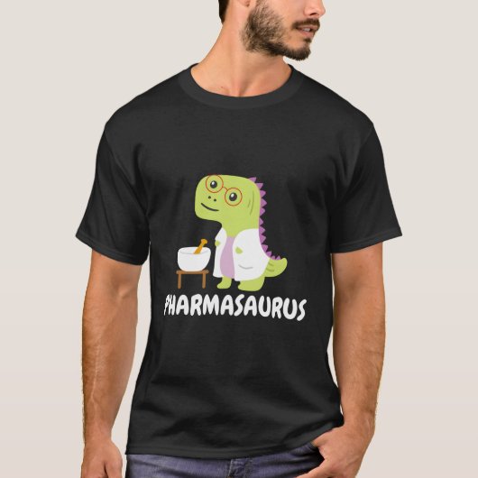 T-shirt Pharmasaurus Pharmacy Pharmacie (Devant)
