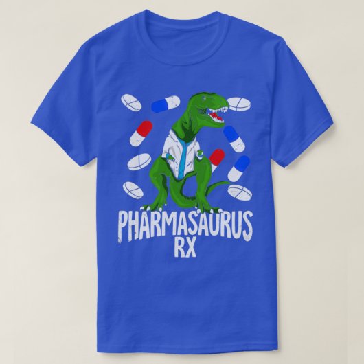 T-shirt Pharmasaurus Rx Pharmacy Tech Pharmacist Gift (Design devant)